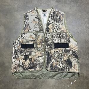 Vintage Y2k Northwest Territory Realtree Camo Hunting Vest